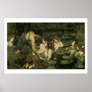 Victoriansk Fantasy Painting Art Print 36x24 Poster