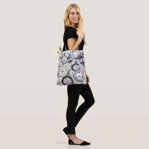 Victoriansk Fickur Collage Alice Underland Tygkasse
