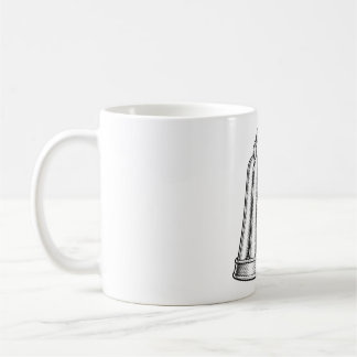 Victoriansk geléform gravyr Vintage kök Mu Kaffemugg
