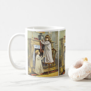 Victoriansk jul, Barn Julstrumpor Kaffemugg