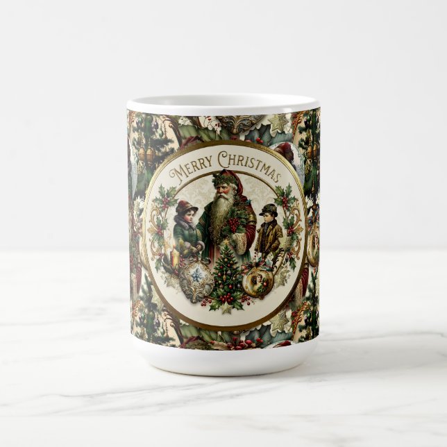 Victoriansk julsk elegans  kaffemugg (Center)