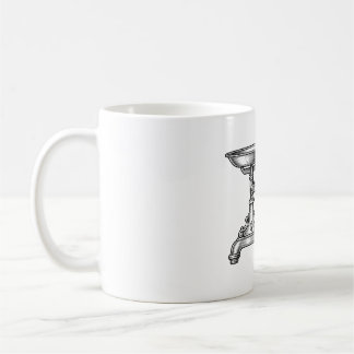 Victoriansk köksvåg gravyr Vintage bakning M Kaffemugg