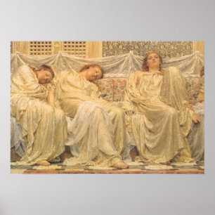 Victoriansk konst, Dreamers av Albert Joseph Moore Poster