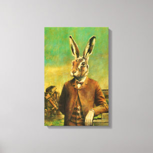 Victoriansk Låst Hår Insvept Canvas