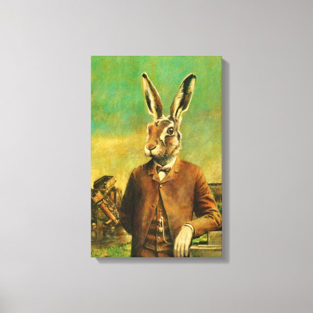 Victoriansk Låst Hår Insvept Canvas (Framsida)
