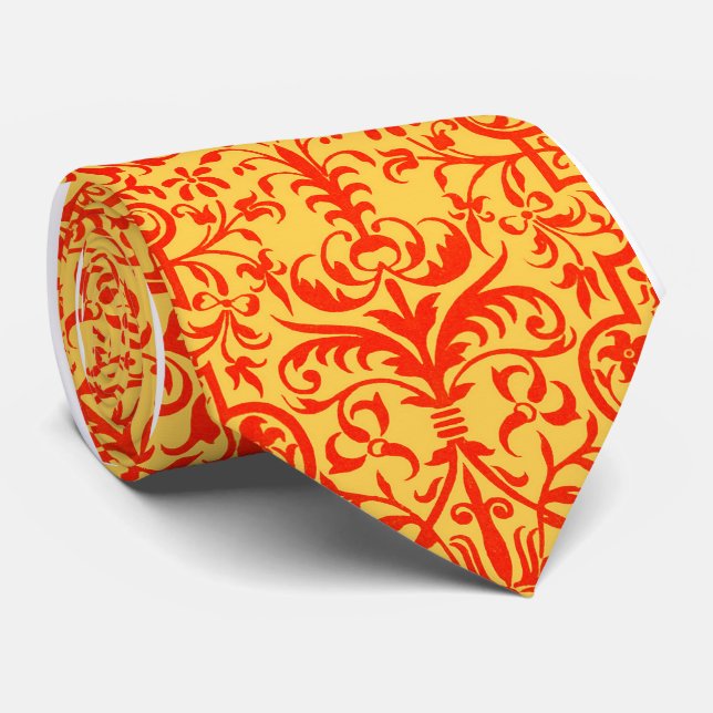 Victoriansk motif i orange slips (Rullad)