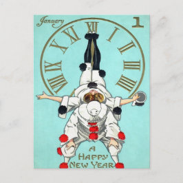 Victoriansk Nyårsur (2 av 4) vykort