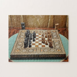 Victoriansk Schackmatt Uppgift Pussel