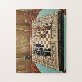 Victoriansk Schackmatt Uppgift Pussel