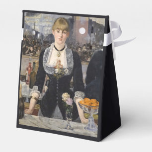 Victoriansk servitris tjej på Folies Bergere, Fran Presentaskar