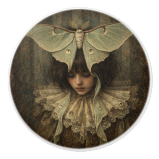 Victoriansk skönhet med fjäril knopp