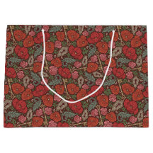 Victoriansk Steampunk gammal låsnyckel röda vallmo