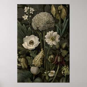 Victoriansk trädgårdstryck med giftiga växter, Sal Poster