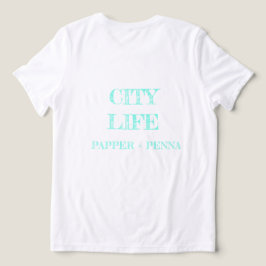 Victoriansk turkos t-shirt