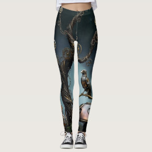 Victoriansk urverk Gummi Björn Mekanisk Korp Leggings
