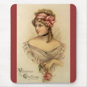 Victoriansk Valentinskärmaskin Musmatta