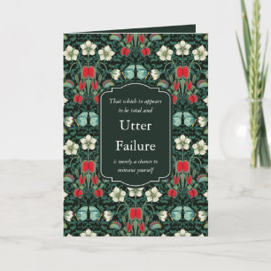 Victoriansk Venus Flytrap & Fjäril Anpassad Kort