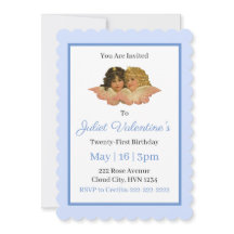 Victorianska Änglar Babyblå