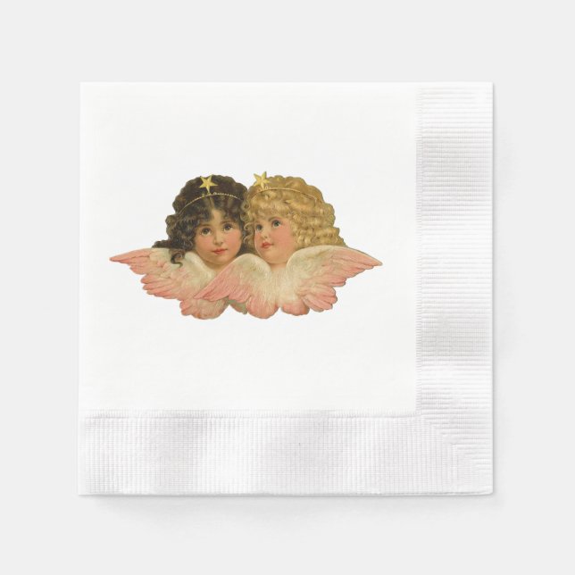 Victorianska änglar pappersservett (Framsidan)