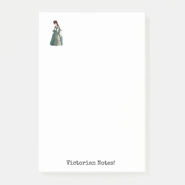 Victorianska anteckningar  post-it block (Framsida)