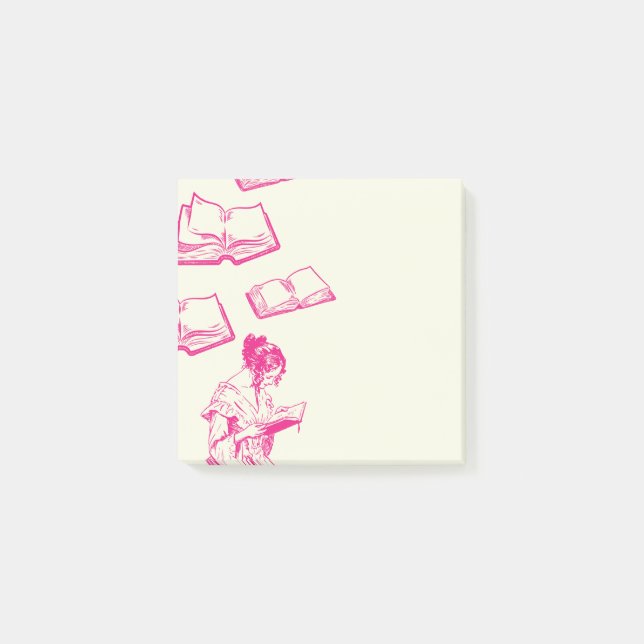 Victorianska lästbok bokiga tankar Post-it-lappar Post-it Block (Framsida)