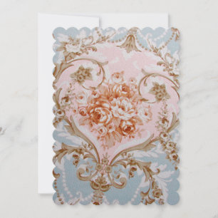 Victorianska Rosor - Inbjudningar / RSVP Antoinett