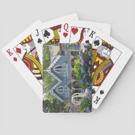 Victorianska stugan i blå - Martha's Vineyard Casinokort