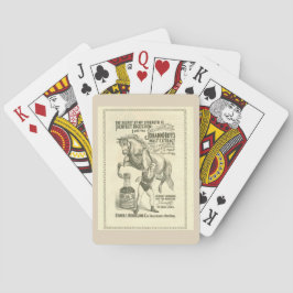 VictorianstrongmanEugen Sandow lyftande häst Casinokort