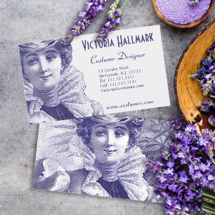 Victoriantelefonkortvintage som beklär dräkter