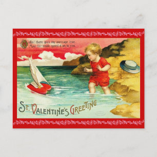 Victorianvalentin vykort för dag