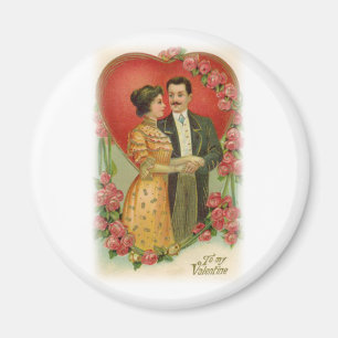 Victorianvalentinen kopplar ihop magnet