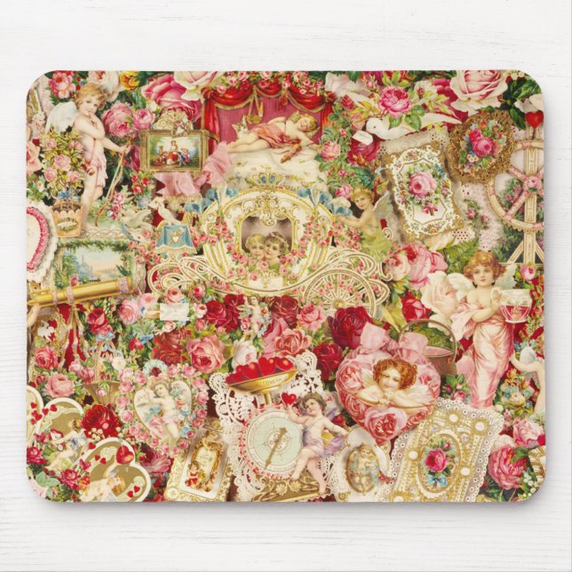 VictorianvalentinesMousepad Collage Musmatta (Framsidan)