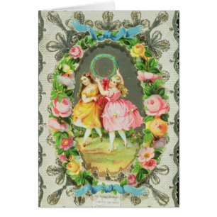 Victorianvalentinkort Hälsningskort