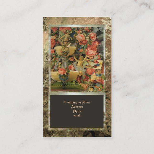 Victorianvisitkortar Visitkort (Framsida)