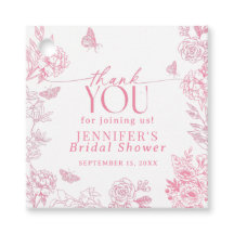 Victorias Blommigt Rosa och White Butterfly