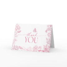 Victorias Blommigt Rosa och White Butterfly