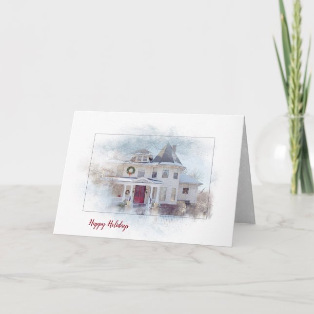 Victorias julhus kort (Framsida)