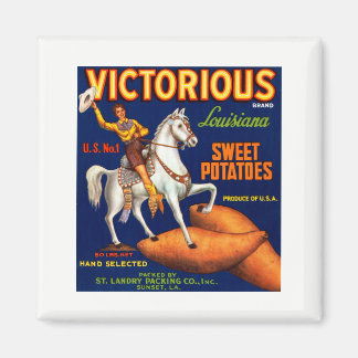 Victorious Brand Louisiana Sweet Potatis Magnet