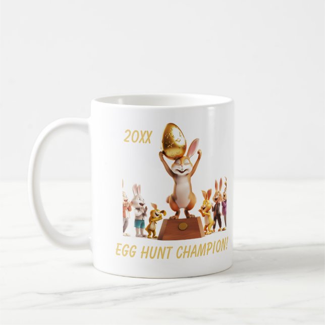Victorious Bunny Egg Hunt Champion Kaffemugg (Vänster)