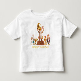 Victorious Bunny Egg Hunt Champion T Shirt