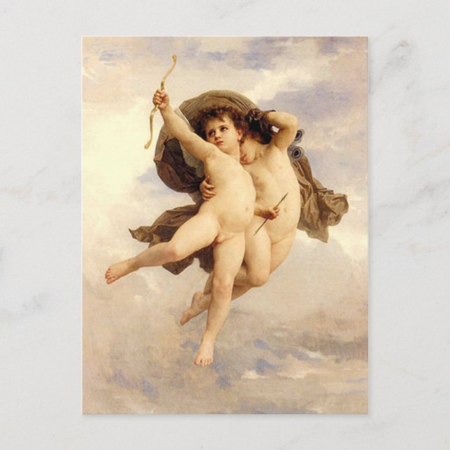 Victorious Kärlek av Bouguereau Vykort (Framsida)