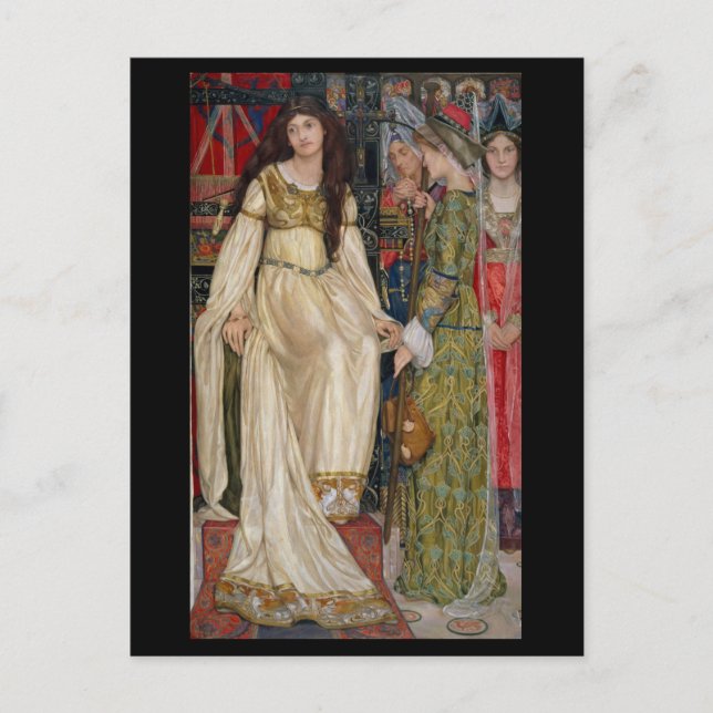 Victorious Knight, 14:e århundradet Vykort (Framsida)