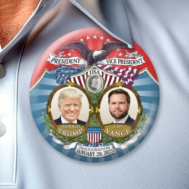 Victory and Inauguration - Donald Trump JD Vance Knapp (Trump Vance Inauguration and Victory Collectible for the 2024 Election - the 47th President)