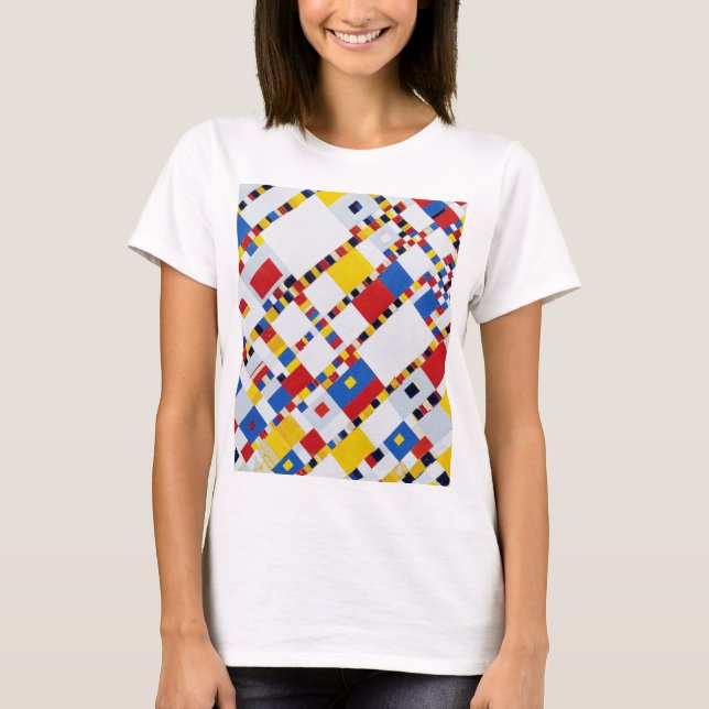 Victory Boogie Woogie, Mondrian T Shirt (Framsida)