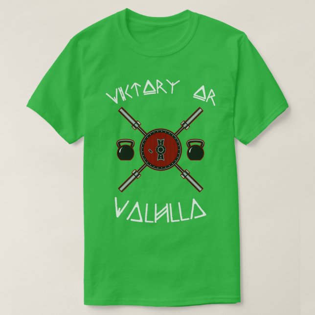Victory eller Valhalla 7 T Shirt (Design framsida)