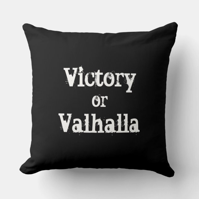 Victory eller Valhalla-gåva Kudde (Framsida)