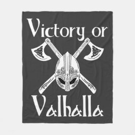 Victory eller Valhalla - Helm och Ax Fleecefilt