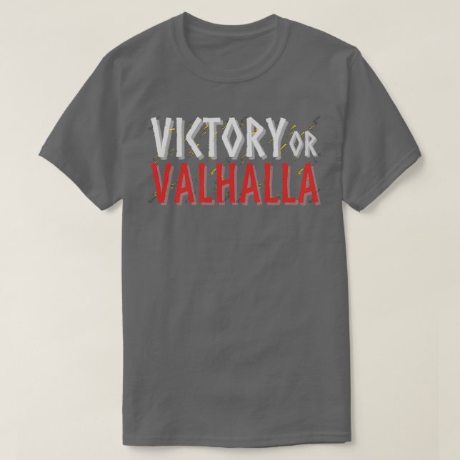 Victory eller Valhalla T Shirt (Design framsida)
