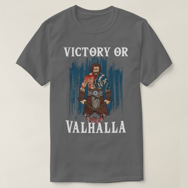 Victory eller Valhalla Viking 4 T Shirt (Design framsida)