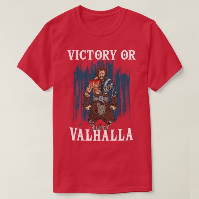 Victory eller Valhalla Viking 4 T Shirt (Design framsida)